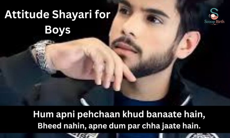 Attitude Shayari for Boys