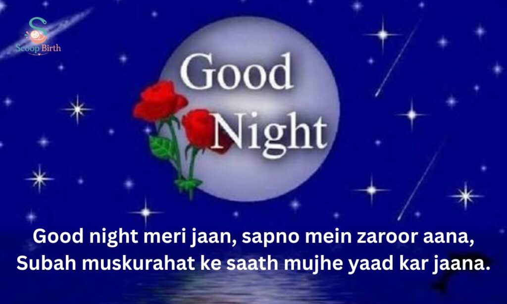 Good Night Shayari in Hindi English